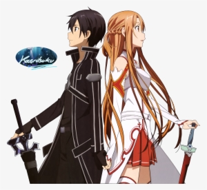 Sao Transparent Kirito Asuna Picture - Transparent Sword Art Online