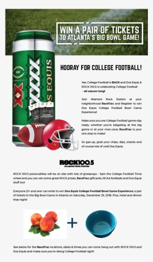 Dos Xx College Football With Racetrac - Vidal Bath Foam Velvet Seansation Pesca E Latte Di