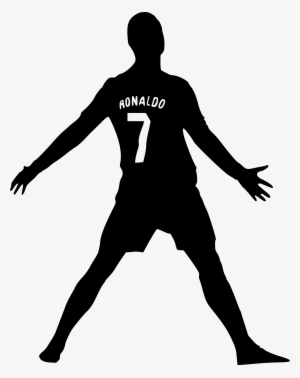 Cr7 Logo Png Transparent - Cristiano Ronaldo Silhouette
