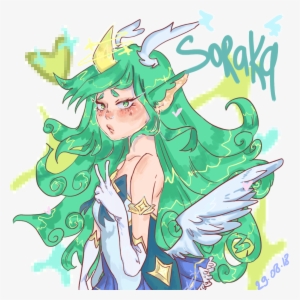 Star Guardian Soraka By Neonmeli - League Of Legends