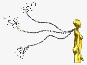 Pearls Collar, Chains And Broken - Illustration