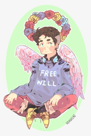 I Hadn't Drawn My Pastel Prince Castiel In A While - Castiel Fanart