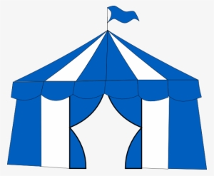 Circus, Blue, Tent Png - Carnival Tent Clipart Blue