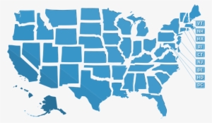 Usa State Map Png - United State Map Stencil