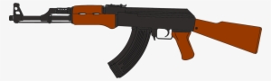 M16 Png Drawing Clipart Free Library - Ak 47 Drawing