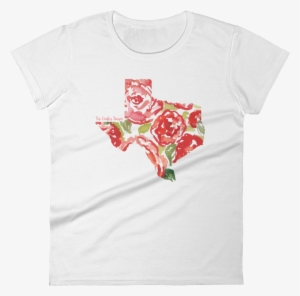 Floral Watercolor Texas Tee - T-shirt