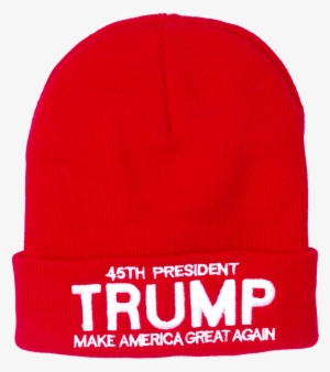 Donald Trump, 45th President, Red Knit Ski Hat Or Beanie, - Beanie