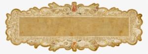 High Resolution Vintage - Gold Vintage Label Png