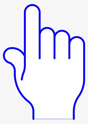 Blue Pointer Finger Png Clip Art