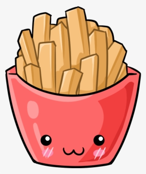 Kawaii Fries Short Sleeve T - Kawaii French Fries Png