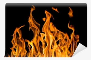 Yellow Fire Sparks Isolated On Black Wall Mural • Pixers® - Von Hexen, Vampiren Und Werwölfen