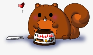 Drawn Nutella Squirrel - Draw A Fat Squirrel