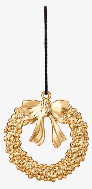 Christmas Wreath H8 Gold Plated Karen Blixen - Christmas Day