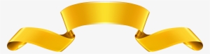 Free Png Gold Banner Png Images Transparent - Yellow Gold Ribbon Clip Art