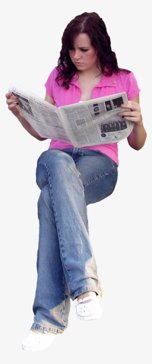 People Sitting Reading Book