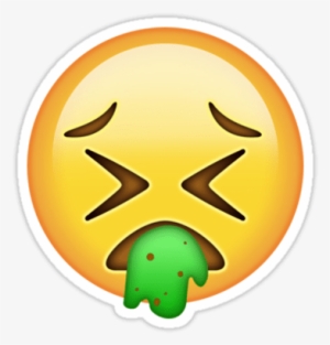 Sick Emoji - Throw Up Emoji Png