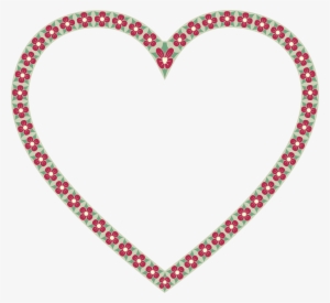 This Free Icons Png Design Of Floral Border Heart