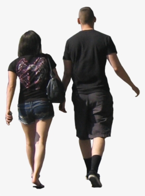 Photoshop Person Walking Away - Girl