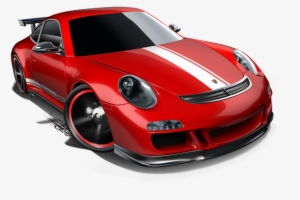 Porsche 911 Gt3 Red W White Stripes - Fast Car
