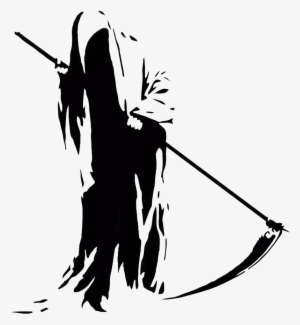 Grim Reaper Transparent Png - Don't Knock On Death's Door Flask