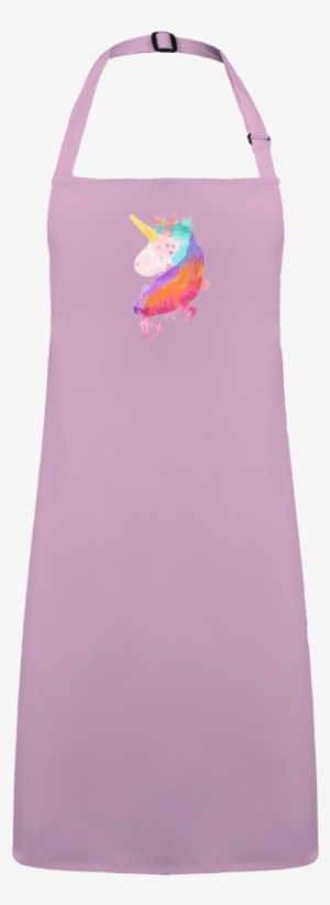 Apron No Pocket Watercolor Unicorn By Pinkglitter - Active Tank