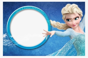 Moldura Frozen Png Graphic Library Stock - Frozen Elsa Anna Edible Image Photo Cake Topper Sheet