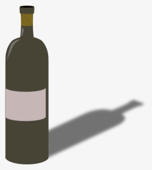 Wine Bottle And Glass Png - Wine Bottle Clipart