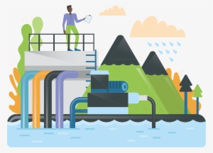 Royalty Free Library Agriculture Clipart Industrial - Water