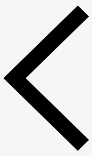 Free Thin Left Arrow Icon Png Vector - Chevron Left Svg