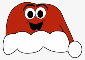 Cartoon Santa Hat - Santa Hat With Face