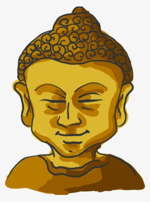 Buddha's Head - Buddhism Clipart