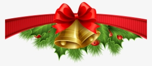 Christmas - Christmas Ribbon Transparent Background