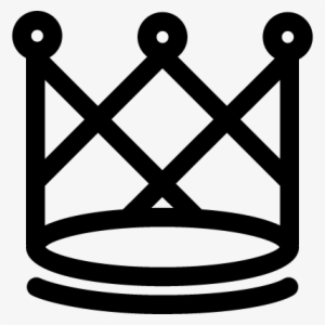 Crown Made Of Criss Cross Lines And Circle Shapes Vector - Coronas Hechas De Triangulos