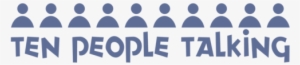 10people Logo Muted Blue Web Centered - Graphic Design