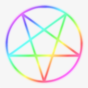 Transparent Pentagram - Satanism Pentagram