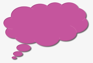 Pin Thinking Bubble Clipart - Coloured Thought Bubble Png