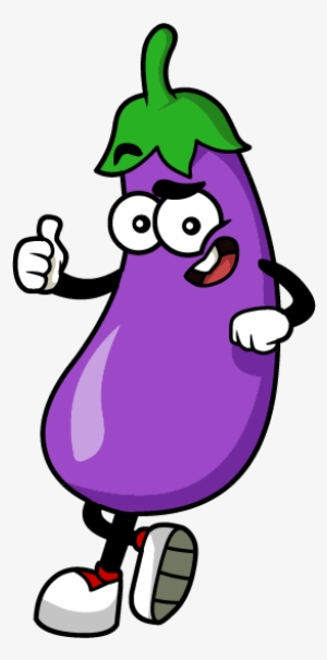 Eggplant Stickers Messages Sticker-6 - Eggplant Cartoon