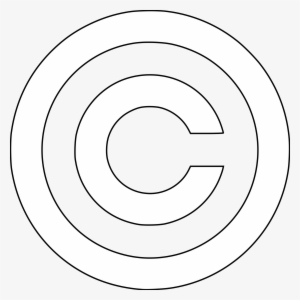 Copyright Symbol Png White - Copyright Logo In White