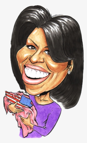 Michelle Obama Clipart Royalty Free Stock - Barack And Michelle Obama Clipart