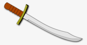 Scimitar Syndrome Knife Sword Weapon - Clip Art
