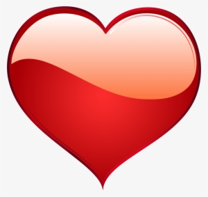 Red Heart Transparent Png - Corazon Grande Rojo