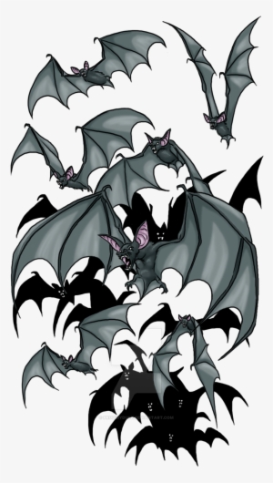 Drawn Bat Swarm Bat - D&d 5e Swarm Of Bats