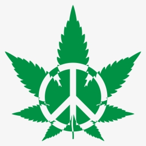 Classy Design Ideas Marijuana Clipart Peace 2 - Marijuana Svg