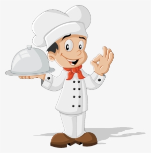 Meal Catering Industry Chef Cartoon Background Vector - Chef Vector