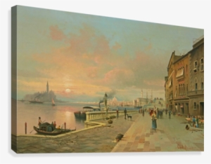 A View Of Venice Canvas Print - Art