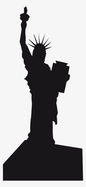 Statue Of Liberty Clipart Silhouette - Statue Of Liberty Silhouette Svg