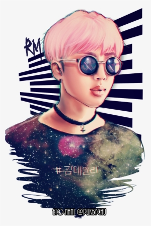 Taehyung Drawing Watercolor - Kim Namjoon Fanart