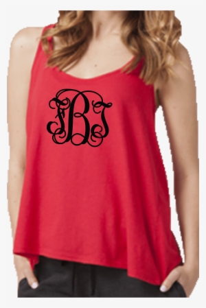 Red Flare Tank Top - Boatman Geller Script Monogram Mug - Boatman Geller