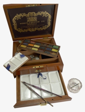 Antique English Winsor And Newton Artist's Watercolour - Watercolor Painting