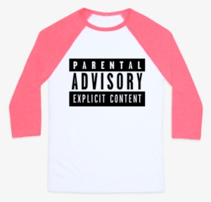 Parental Advisory Baseball Tee - Parental Advisory